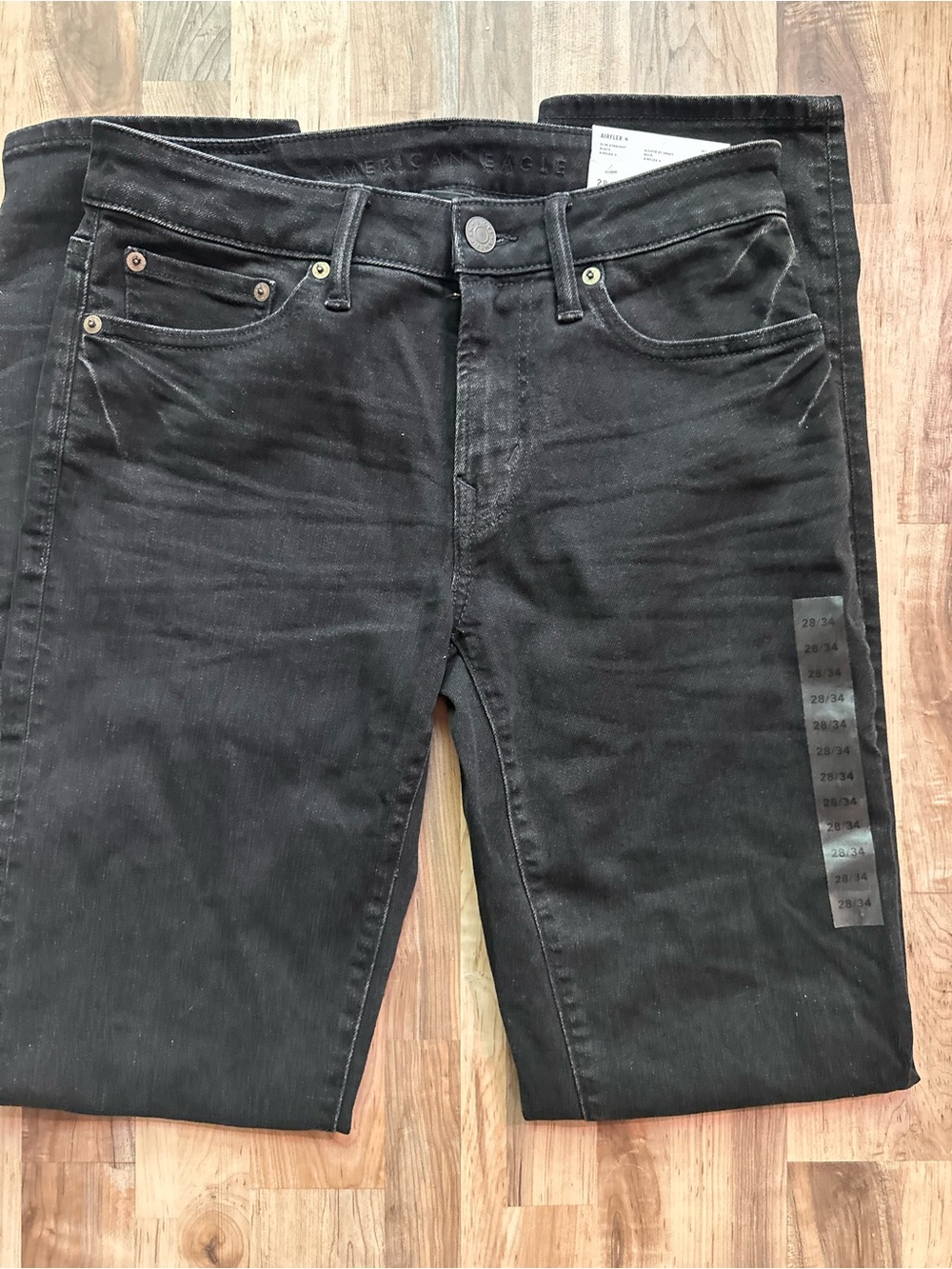 American Eagle Outfitters Men's Black Skinny Jeans